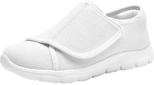 Eagsouni Chaussons Diabétiques Femmes Homme Extra Large Respirant | Orthopediques,chaussures a scratch,Réglables,Marche confortable,pour Personnes Âgées,pour les sensibles