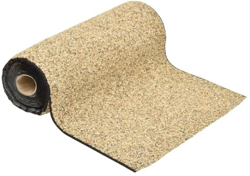 Tomostar Revêtement de Pierre, Revêtement de Bassin Bâche de Bassin Tapis Gravillonnée Sable Naturel 100x40 cm