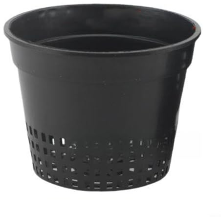 Aprilsunnyzone Garden Slotted Baskets Set of 12 Hydroponics Net Cups Soilless Cultivation Containers Plant Growing Pots Nursery Buckets