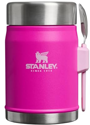 STANLEY Classic Legendary Food Jar & Spork 0.4L (Violet Blossom)
