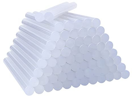 BEEWAY Hot Glue Sticks Φ 11.0mm, 55 Pack 11mm x 100mm Hot Glue Gun Sticks for Glue Guns, SGS Approved