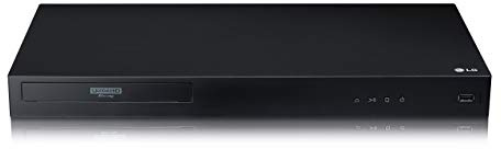 LG UBK80 4K Ultra-HD Blu-ray Player with HDR Compatibility (2018) (Renewed)