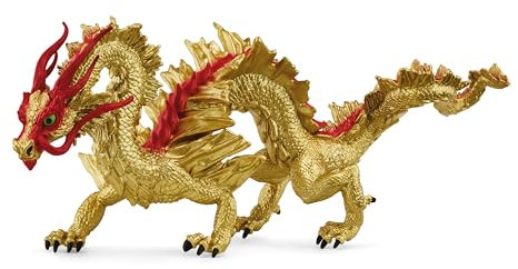 schleich 72206 Chinese New Year golden Dragon, from 7 Years, ELDRADOR CREATURES - Figurine, 29 x 12 x 12 cm
