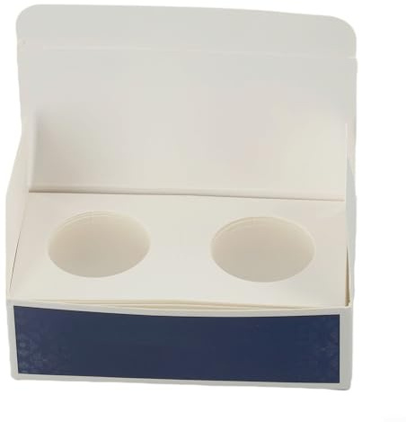 LVYXON Colección de monedas de cartón, colección de monedas Especificaciones de la caja de monedas Soporte de monedas Sello Almacenamiento de monedas Caja de cartón cuadrada (31,5 mm)