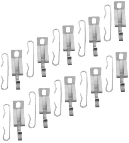 HOMSFOU 20pezzi Kit Clip Per e Distanziali Per Riscaldanti Installazione Facile Su o Incline Resistente e