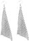 COLLBATH 1 Paar Quadratische Diamantohrringe Trendige Ohrringe Kronleuchter Perlenohrringe Für Damen Ohrstecker Strass-ohrringe Weibliches Ohrzubehör Langer Ohrhänger Silver Legierung