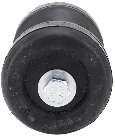 Denash Boat Trailer Gummi Bow Roller Set Om 3, Stötsäker Black Bell Roller 95 Mm, Slitstarkt Material, Bult Ingår, Perfekt för Många Av Båtsläp