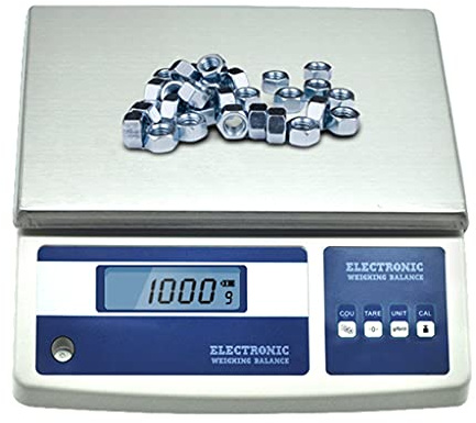 Storskalig industriell räknevåg för laboratorier Digital våg Vägning och räknevåg Gramskala för räkning av delar och mynt, 11 kg/1 g, 11 kg/1 g,11kg/1g