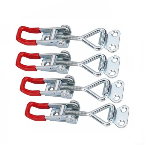 Horizontal para la abrazadera de palanca 4 unids liberación rápida Heavy Duty acero carpintería Jig Fixture 100kg Capacidad GH-4001