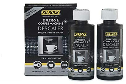 Kilrock Espresso & Coffee Machine Descaler, 2 x 150ml Bottles
