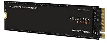 WD_BLACK SN850 1TB M.2 2280 PCIe Gen4 NVMe Gaming SSD up to 7000 MB/s read speed