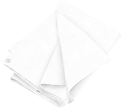 vidaXL Presenning 180 g/m² 4x8 m vit HDPE, markduk, campingduk, täckning, markdukar, campingdukar, täckduk, täckdukar