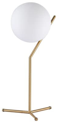 Lampada da tavolo sfera di cristallo NOLA - E27 - Ø 16cm