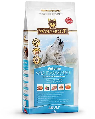 Wolfsblut Vetline Weight Management 12 kg | Trockenfutter bei Übergewicht und/oder Diabetes mellitus