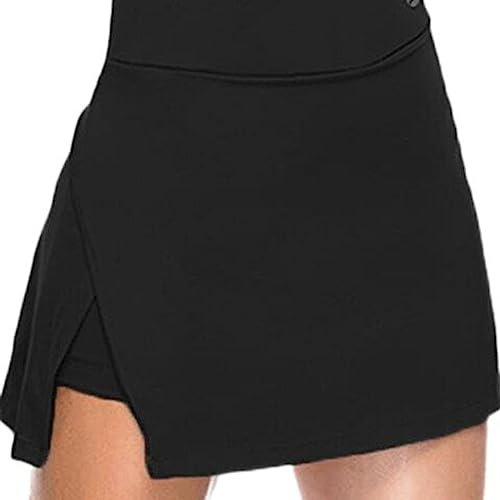 Gefälschter Zweiteiliger Hakama-Rock für Damen, einfarbig, aktive Leistung, Culottes, leicht, Laufen, Tennis, Golf, Sport, Minirock