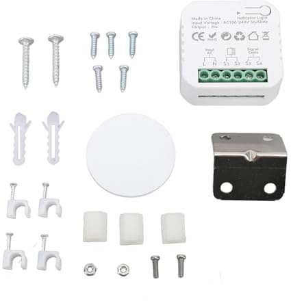 Module de Contrôleur de Porte de Garage WiFi, Ouvre-porte de Garage avec Télécommande APP, Surveillance en Temps Réel pourHome 100 à 240 V (Prise UE)