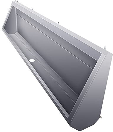 sjdoPulse Wandmontiertes Urinal, 100 cm Verlängerte Wanne Aus Edelstahl 304 Für Schulen Und Öffentliche Plätze, Intelligenter Sensor, Spritzwassergeschütztes Herren-Urinal