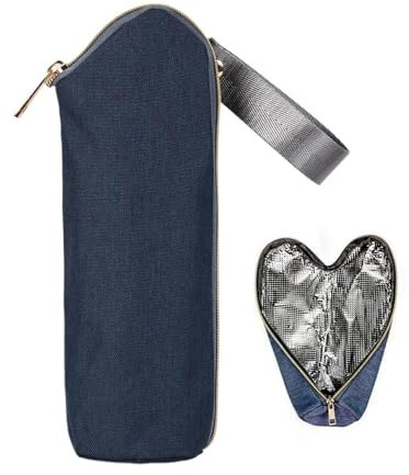 Doukesh Sac Isotherme pour biberon, Sac Isotherme pour Lait Maternel, Isolant pour Biberon de Lait, Isolé pour Bébé, Baby Tote Restez au Chaud ou au Frais, Bleu