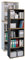 VCM Holzregal stehend | platzsparender Aktenschrank | Maße ca. B. 60 x H. 183 x T. 33 cm | Elegantes Regal | Büroregal – Salia 5fach B. 60 cm