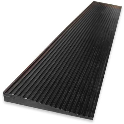 Floordirekt Rampa per soglia Denali, rampa per soglia e marciapiede, altezza 2 cm, rampa per sedia a rotelle per accessibilità su cordoli e marciapiedi in gomma riciclata