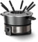 BLACK+DECKER - Fonduta Elettrica BXFC1000E 1000W | Termostato Regolabile | Capacità 2L | Per Formaggio, Cioccolato, Olio o Brodo | 8 Spiedini | Rivestimento Antiaderente senza PFOA