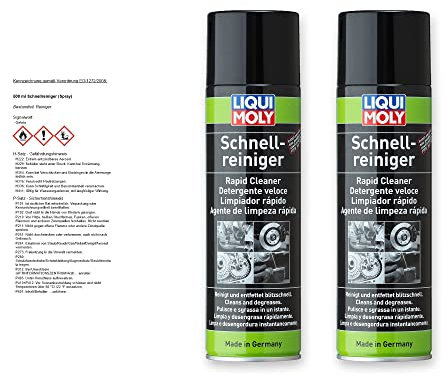 2 x Liqui Moly 3318 Veloce Pulitore Freno Spray Pulitore 500 ML