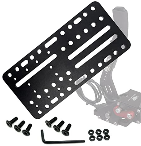 Plaque de support universelle pour bureau/chaise pour frein à main USB, manette de vitesse SIM Racing compatible avec manette Logitech Driving Force, manette Thrustmaster TH8A et frein à main USB