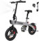 ELEKGO E Bike 14 Zoll Elektrofahrräder Klappbar mit 250W Motor und 36V 7.8Ah Akku, 3 Geschwindigkeitsmodi,Sitzhöhe Verstellbar, Elektrofahrrad für Herren Damen