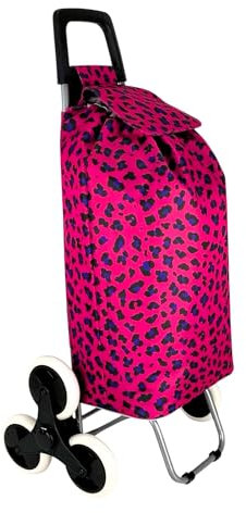 Carro de la Compra Plegable para Subir Escalerascon, Carrito del Mercado 6 Ruedas, Bolsa Impermeable de 44L litros