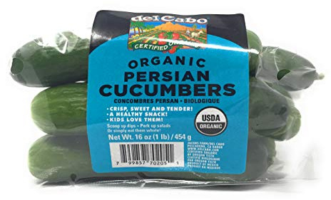 Cucumber Persian Organic, 16 Ounce