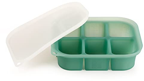 Haakaa Aufbewahrung von Babynahrung aus Silikon - Perfekter Aufbewahrungsbehälter für hausgemachte Babynahrung, Gemüse- und Obstbreie und Muttermilch