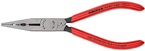 Knipex Kombizange, gebogen Schneidkraft → 2,5 mm² 160 mm