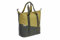 New Looxs Oslo Kota Fahrradtasche Shopper - Handtasche - Recyceltem Polyester - Fahrrad Shopper für Gepäckträger - Seitentasche Fahrrad mit Schultergurt - E-Bikes Geeignet - Olivgrün Gelb