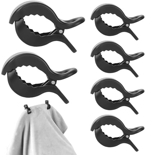 6 Pcs Baby Pram Clips - Universal Buggy Clips Blanket Clamp - Pegs for Pushchair Blankets & Stroller Shades - Buggy Clips Clasps Pram Grippers - Buggy Clips for Fixed Muslin Blankets Towel Toy