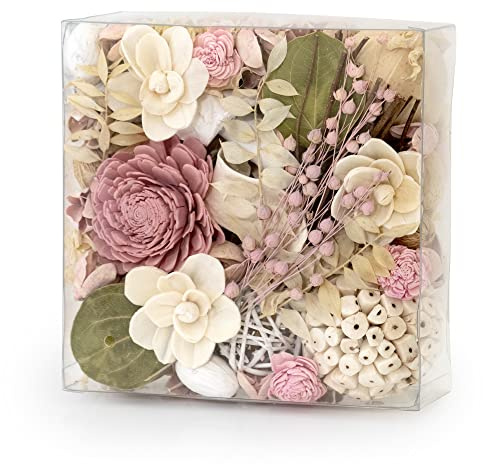 ANDALUCA Maison Box Fragrance Potpourri Decorative Vase & Bowl Filler Home Décor (Pink Jasmine)