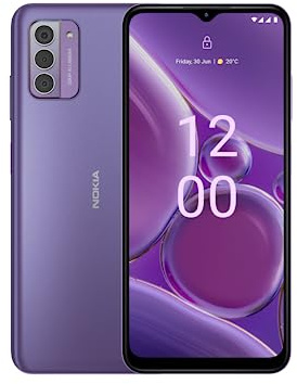 Nokia G42 Smartphone 5G HD+ de 6,56, Almacenamiento de 4 GB/128 GB, batería de 3 días de duración, Android 13, Captura de Audio 3D de OZO, Capacidad de reparación de QuickFix y Dual SIM - Púrpura