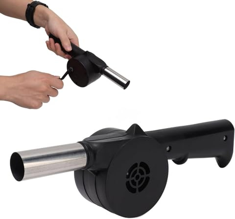 Gsycle Hand Crank Bellows, Mini Blower Fan Portable Fire Blower Fireplace Bellow Barbecue Fire Bellows Grill Accessories with Handle for Camping Barbecue