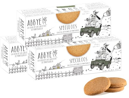 ABBYE | Galleta de mantequilla (Pack 3, Speculoos)