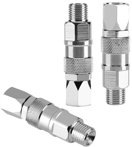 Junta del pulverizador de 2 Paquetes, articulación giratoria de la Manguera de 1/4 de Pulgada, 360 Grados giran Accesorios de Conector de Pistola de pulverización de Alta presión