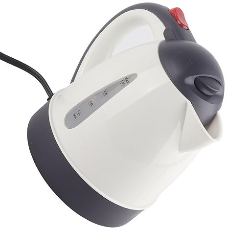 Hervidor Eléctrico, Calentador de Agua de Agua Acero Inoxidable 1000 Ml Caldera Caliente Portátil para Hacer café