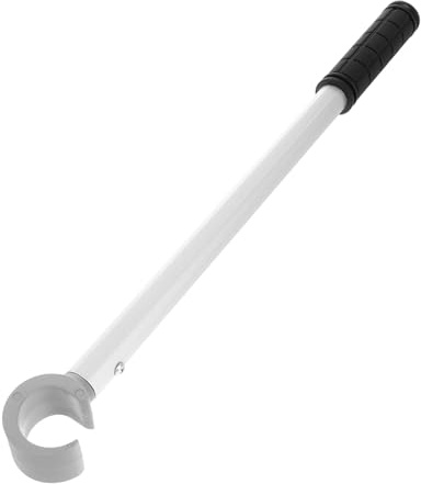 Holibanna Varilla para Persianas y Cortinas c 0,4 m Gris Resistente Gancho Integrado Barra De Apertura y Cierre Auxiliar para Ventanas Techo