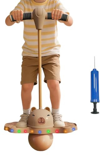 Palla per Salto in Equilibrio, Gioco Attivo, Pp, PVC, Palla Saltellante, Balance Board per Bambini, Impugnatura Sicura Antiscivolo, per Ragazze Principianti Gioco nel Scolastico