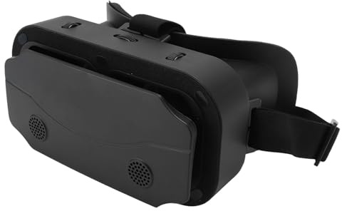 Omquot VR-headset 3D Justerbart Pupillavstånd Lättviktsglasögon för Virtuell Verklighet för Filmer och Videospel 4,7-7 Tums Smartphones