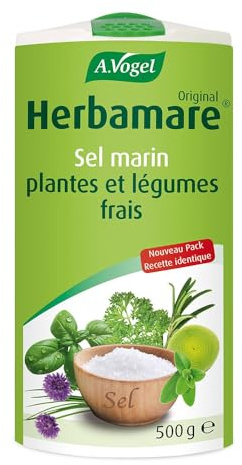 HERBAMARE Herbamare Sel marin plantes et légumes frais Bio - 500G