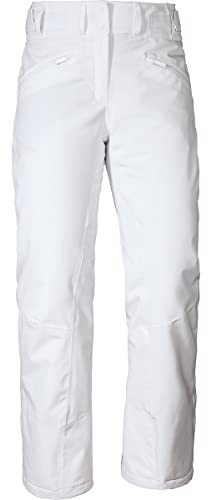 Schöffel Damen Ski Pants Horberg L, wind- und wasserdichte Skihose, wärmende und atmungsaktive Schneehose mit Schneefang, bright white, 38