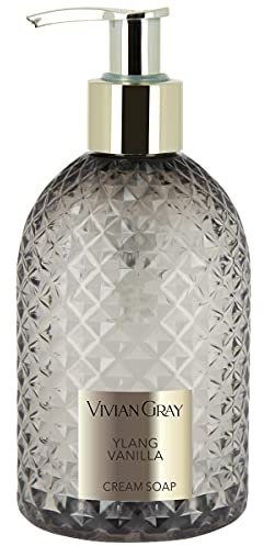VIVIAN GRAY Gemstone 3520 Distributeur de savon crème Ylang & Vanille Gris 300 ml