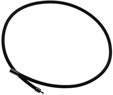 SM SunniMix Conclusions de Tour de Cou de Cordon de Collier en Caoutchouc à Extrémité Ouverte Faisant des Fournitures 4mm, 45cm