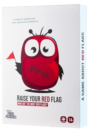Raise Your Red Flag: Original Edition – Hilarious Party Card Game | 2-20+ Players | Ages 14+ | 30 Min | The Ultimate Icebreaker for Friends & Parties