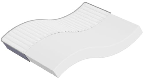 Holepyr Madrass skum medelmjuk 160 x 200 cm, vändmadrass med överdrag, rullmadrass för sovrum, gästrum, lägenhet, bekväm sovmatta för vilsam vila