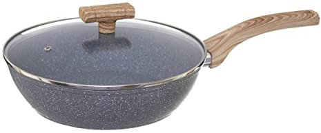 5five - sauteuse aluminium forgé nature 28cm